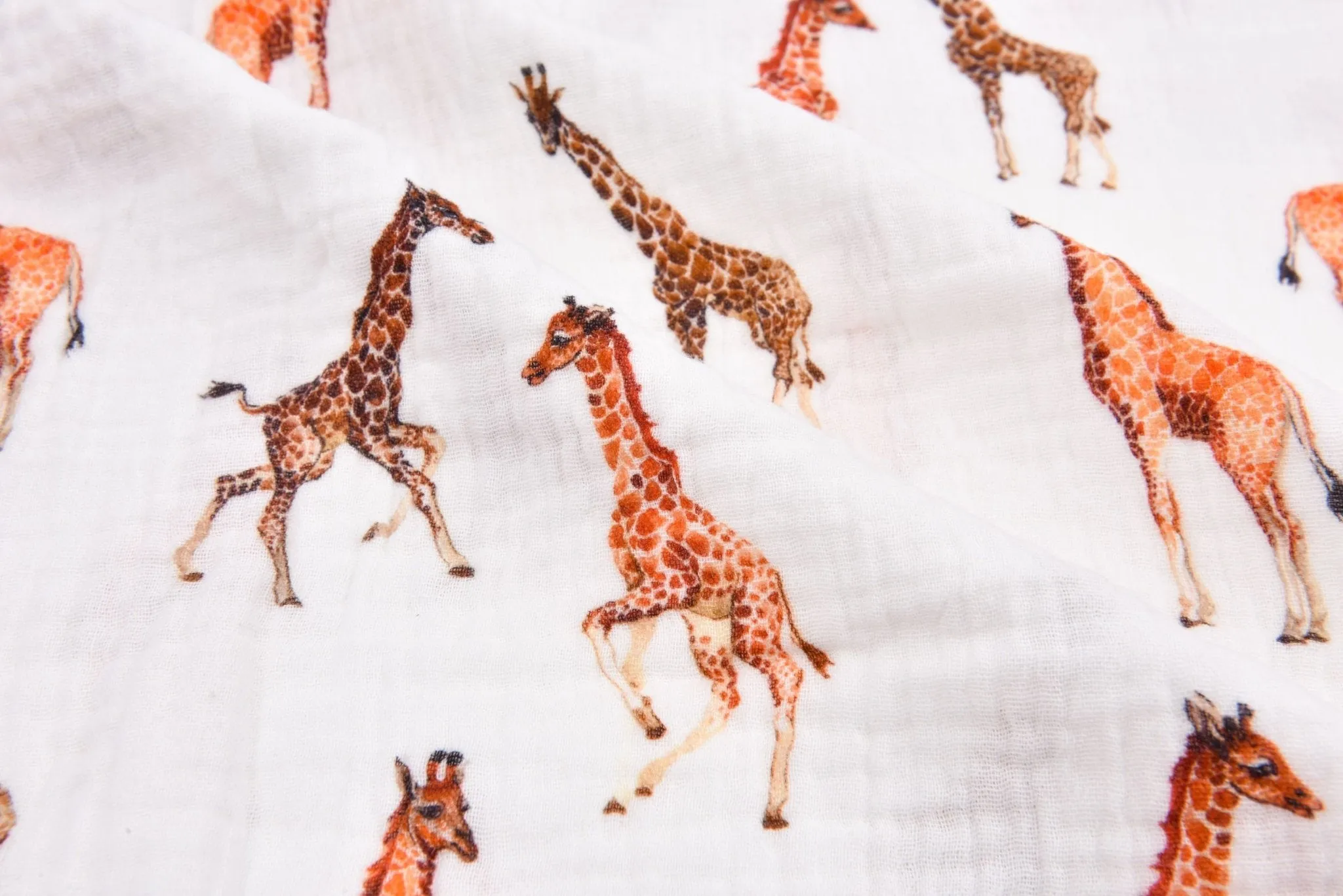 100% Cotton Double Gauze /Muslin Digital Prints Fabric -6450
