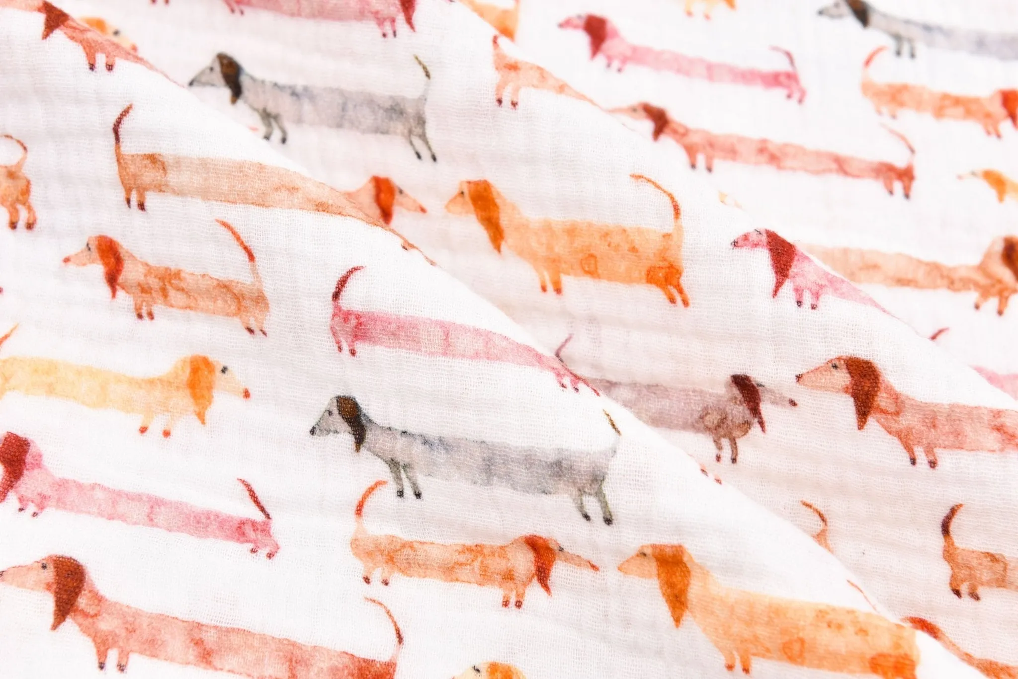 100% Cotton Double Gauze /Muslin Digital Prints Fabric -6450