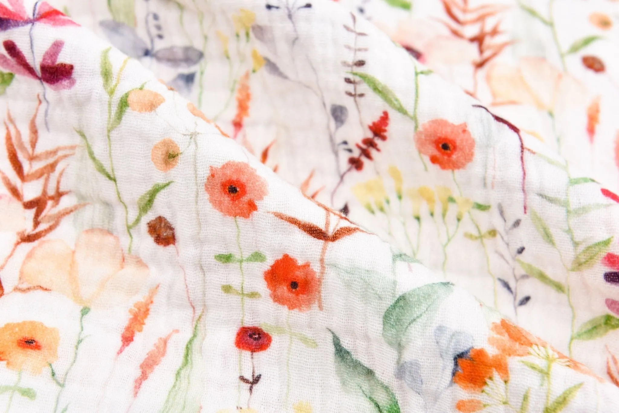 100% Cotton Double Gauze /Muslin Digital Prints Fabric -6450