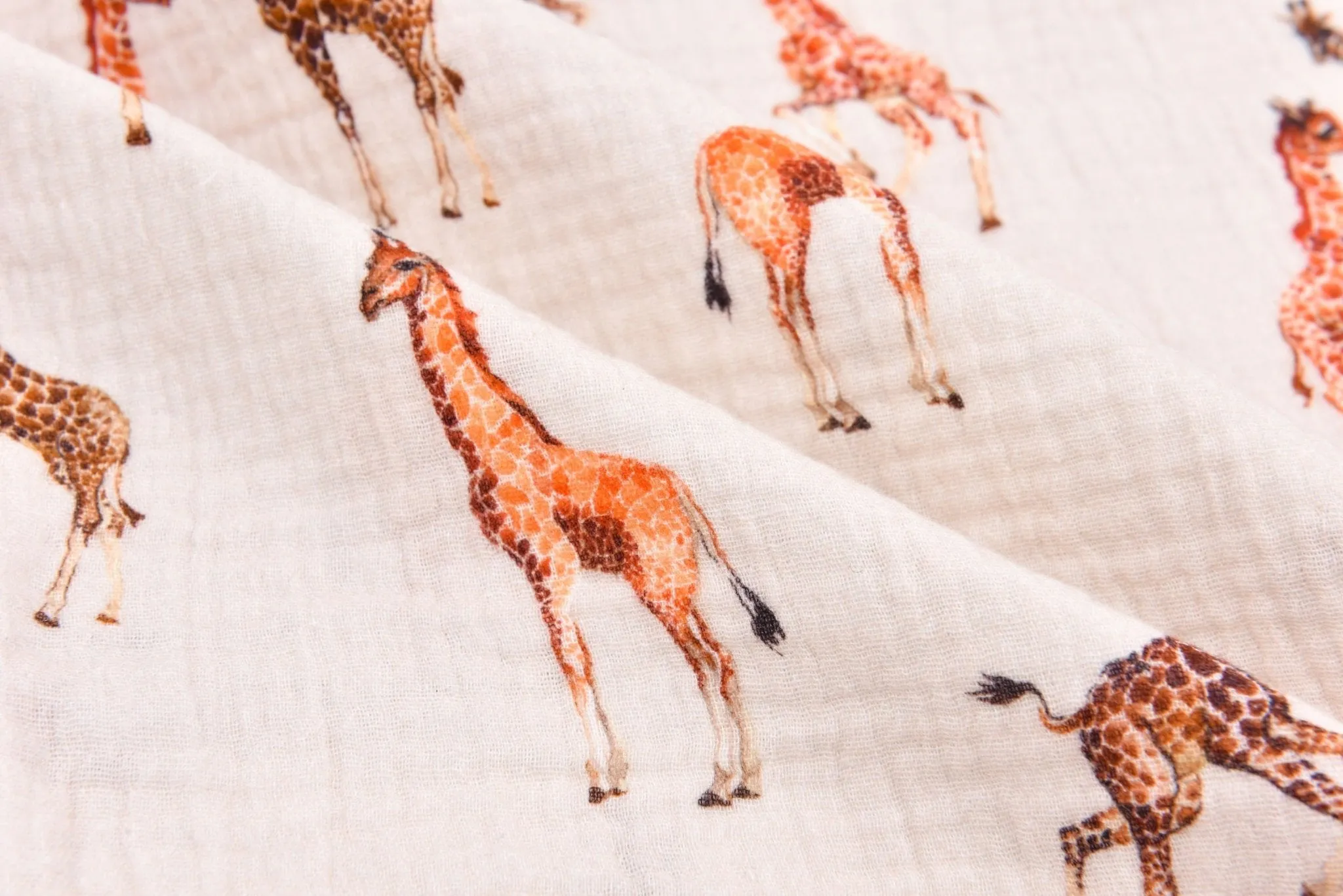 100% Cotton Double Gauze /Muslin Digital Prints Fabric -6450