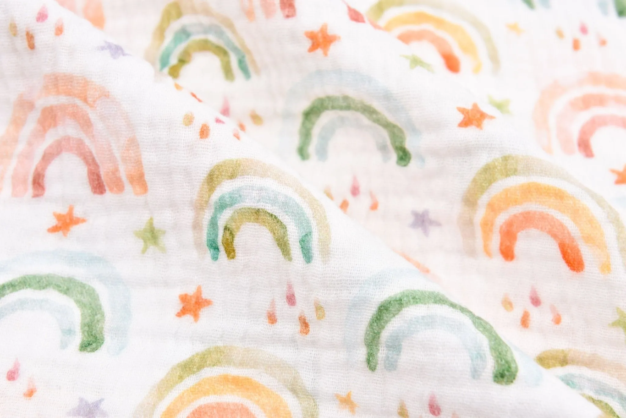 100% Cotton Double Gauze /Muslin Digital Prints Fabric -6450