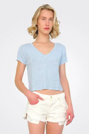 Amber Crop Tee - Stream