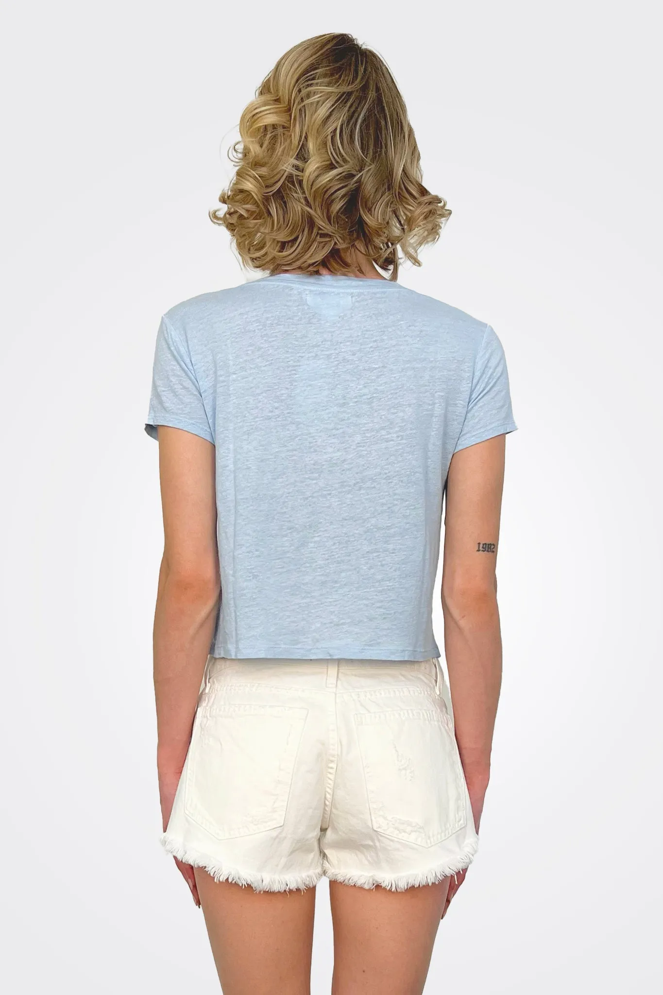 Amber Crop Tee - Stream