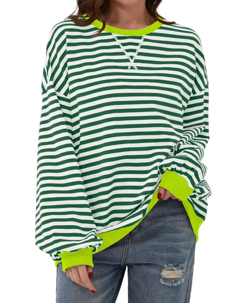 AMBER - OVERSIZED STRIPED JUMPER