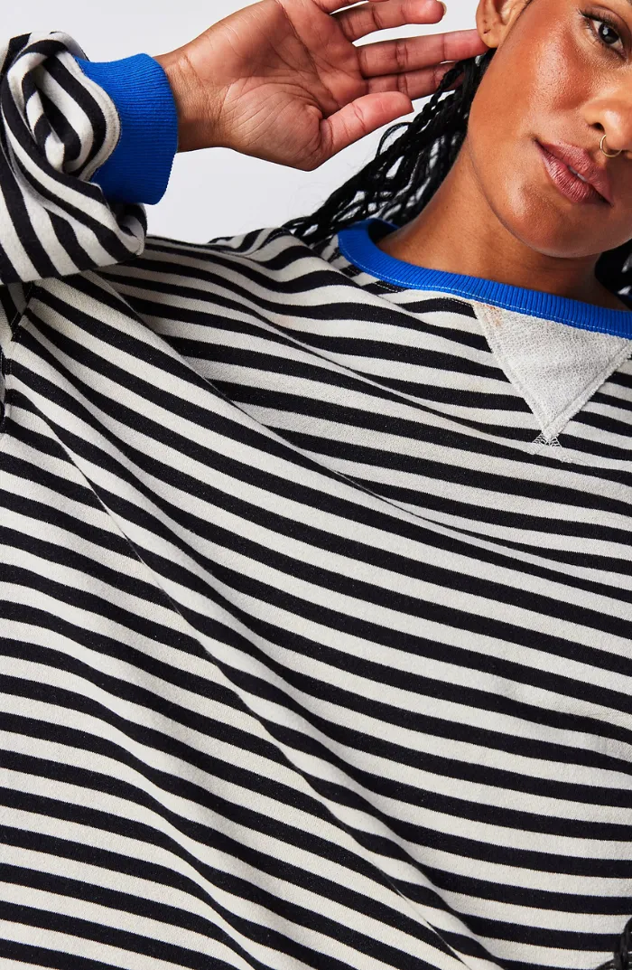 AMBER - OVERSIZED STRIPED JUMPER