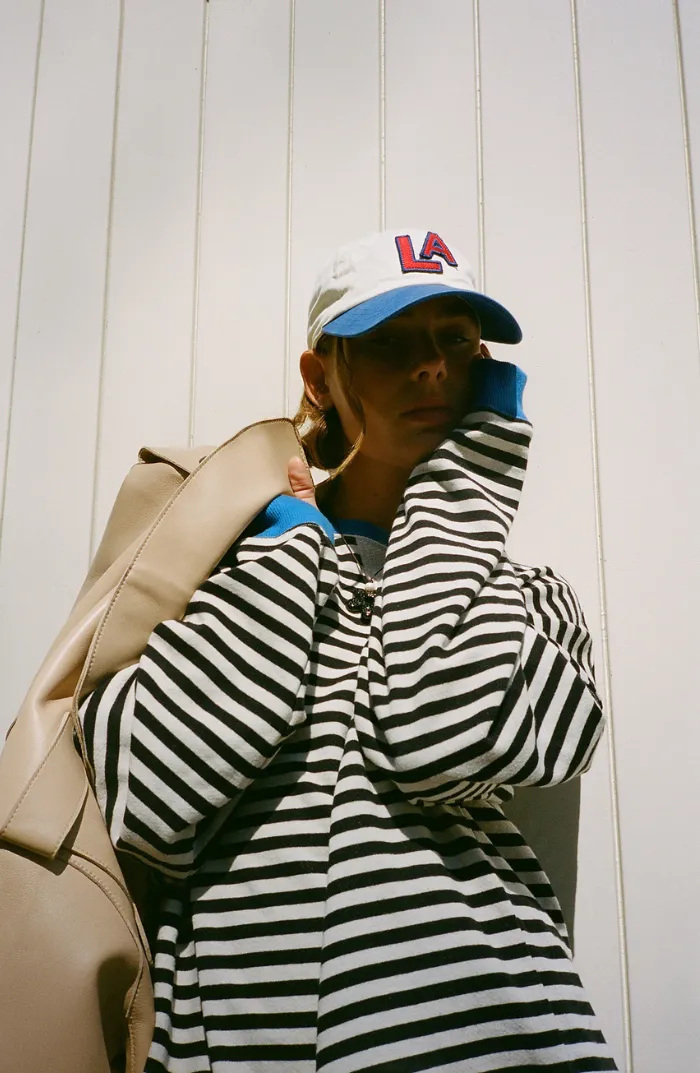 AMBER - OVERSIZED STRIPED JUMPER
