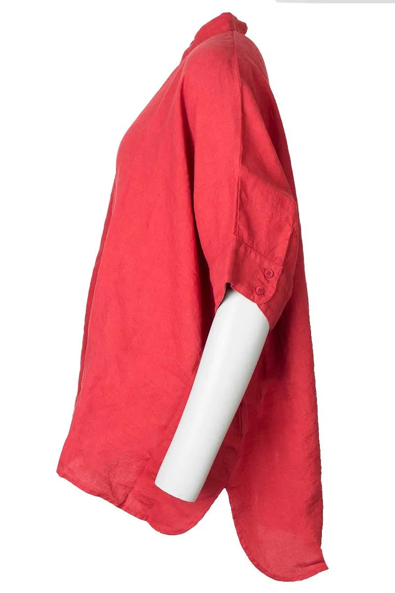 Anubis Oversized Chemise Cerise
