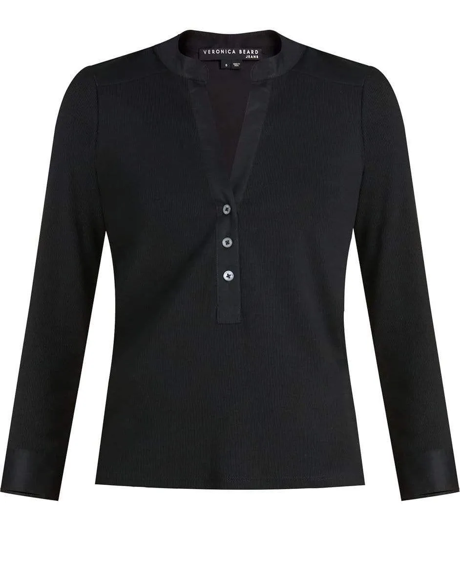 Black Laney Henley