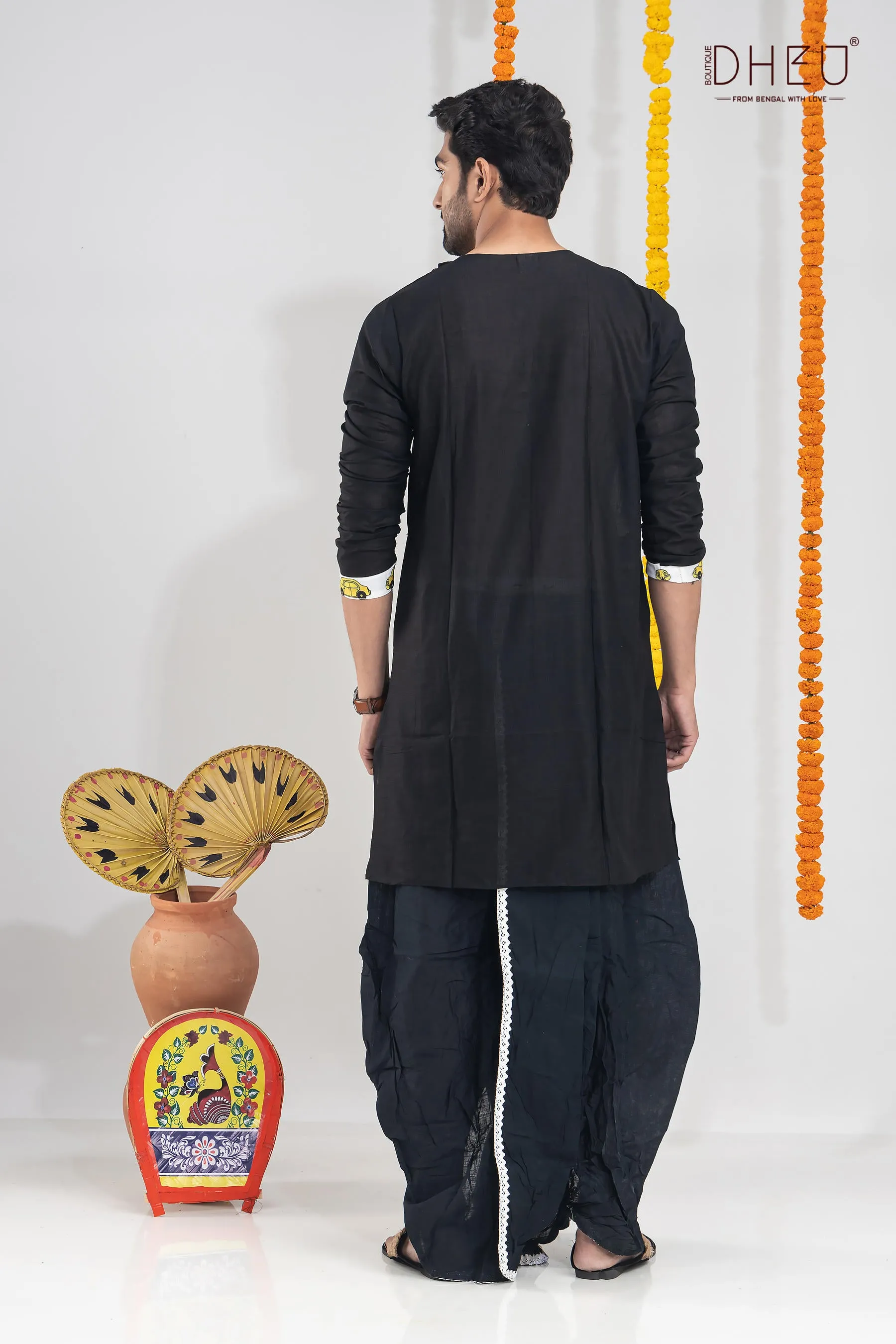 Chupkatha-Kurta-Saree Couple Set