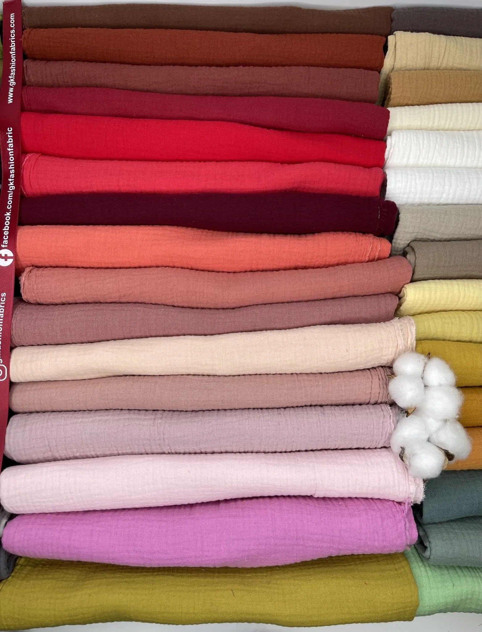 Double Gauze Plain Fabric
