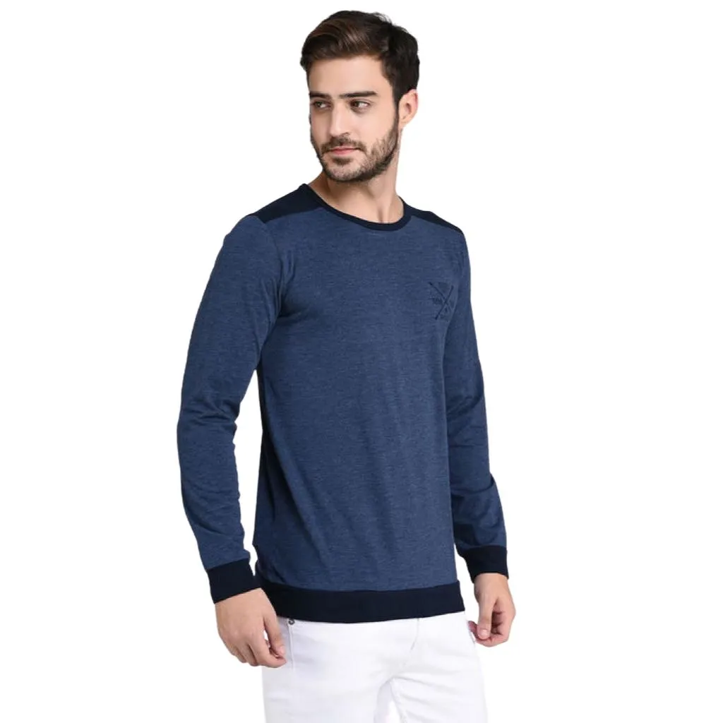 Elegant Rigo International Cotton Full Sleeve T-Shirt For Men