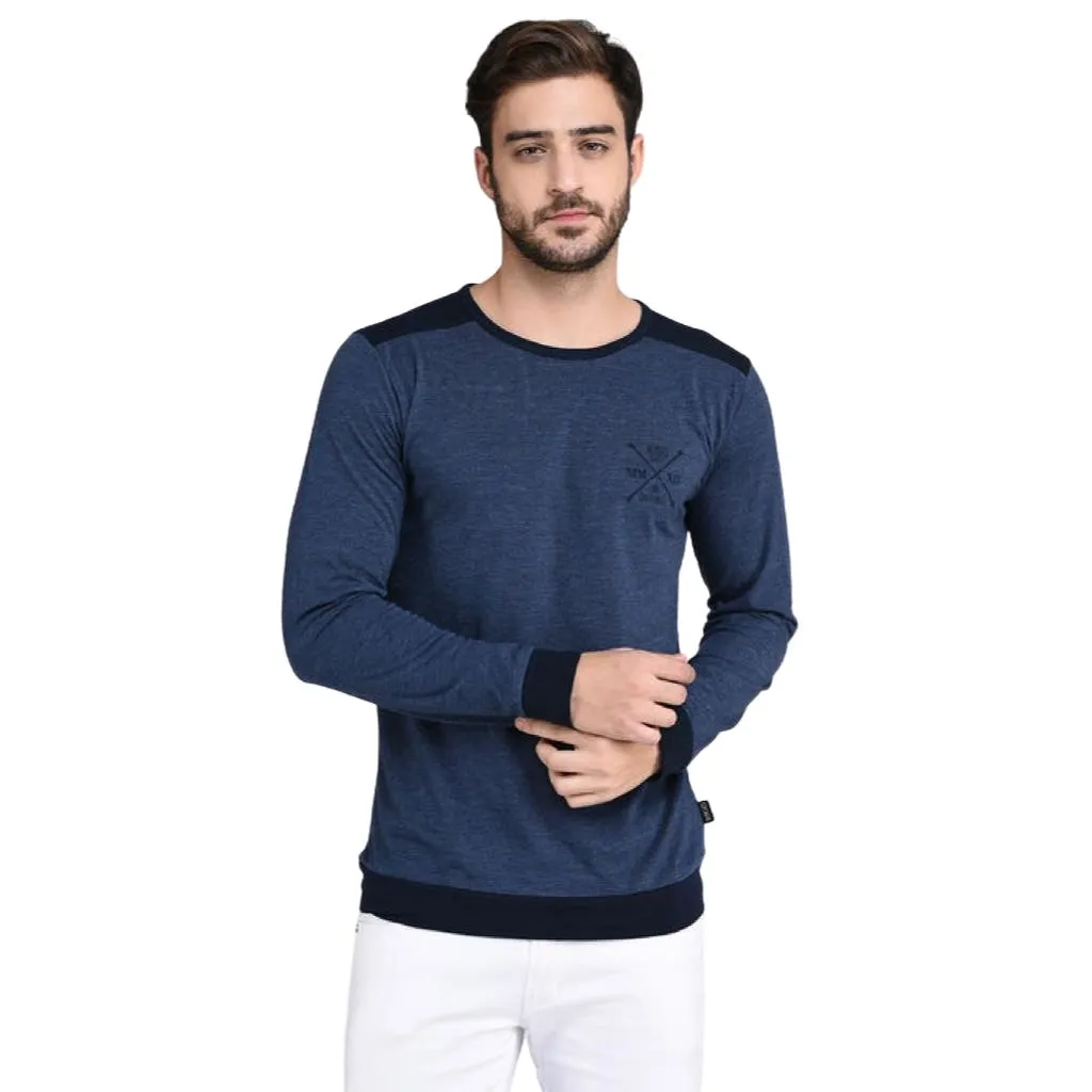 Elegant Rigo International Cotton Full Sleeve T-Shirt For Men