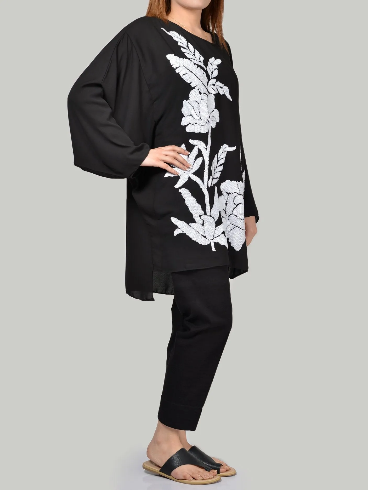 Embellished Linen Shirt