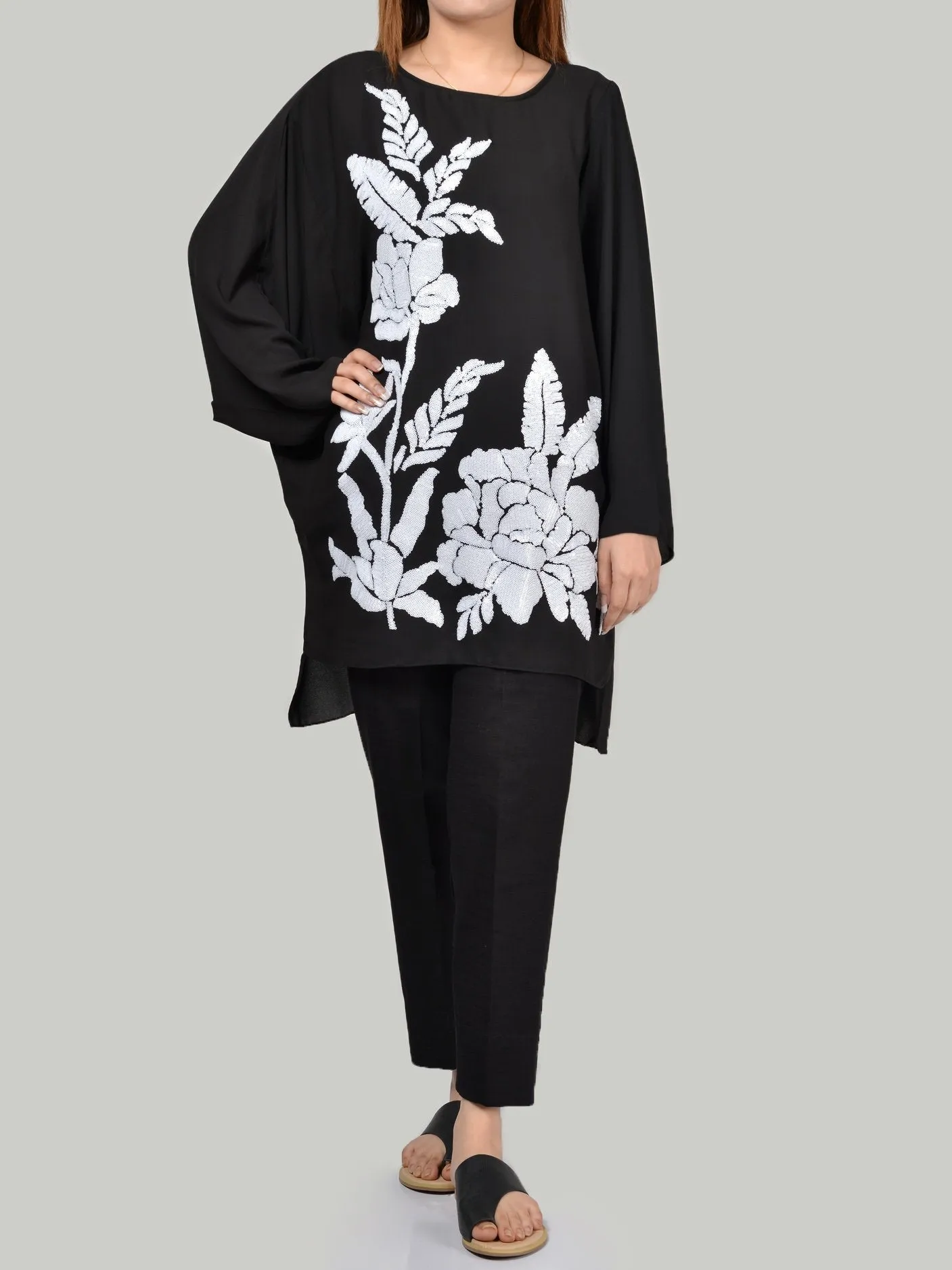 Embellished Linen Shirt