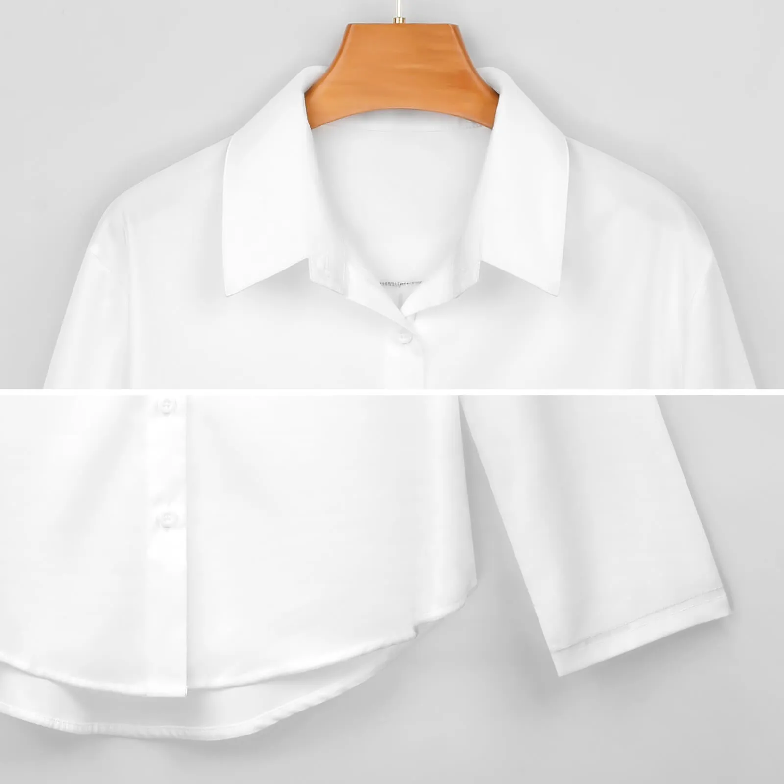 Flower And Garden Long Sleeve Button Up Blouse