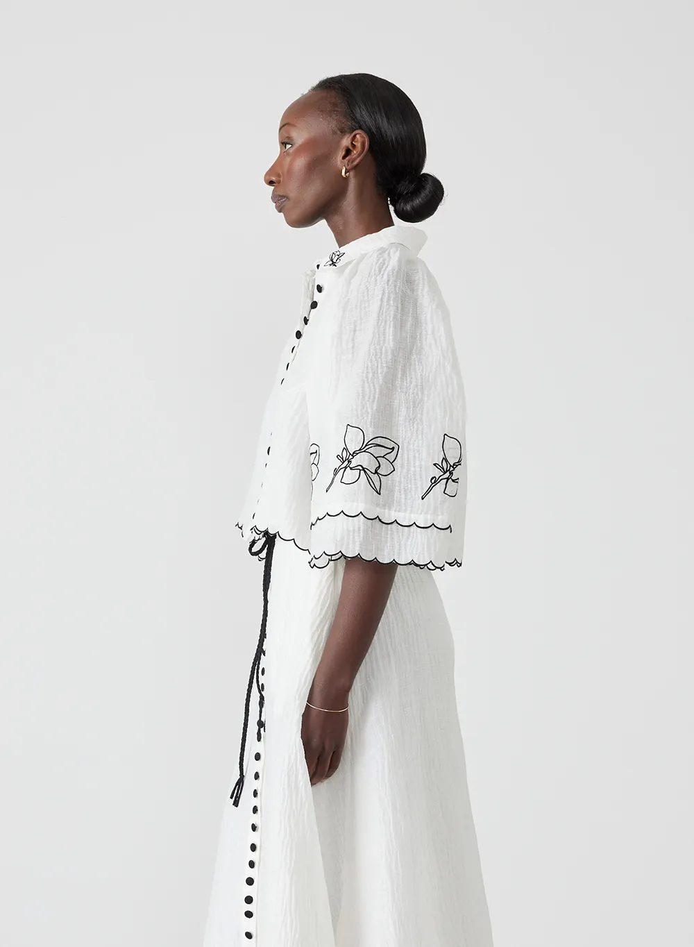 Gabriella Silk Linen Shirt