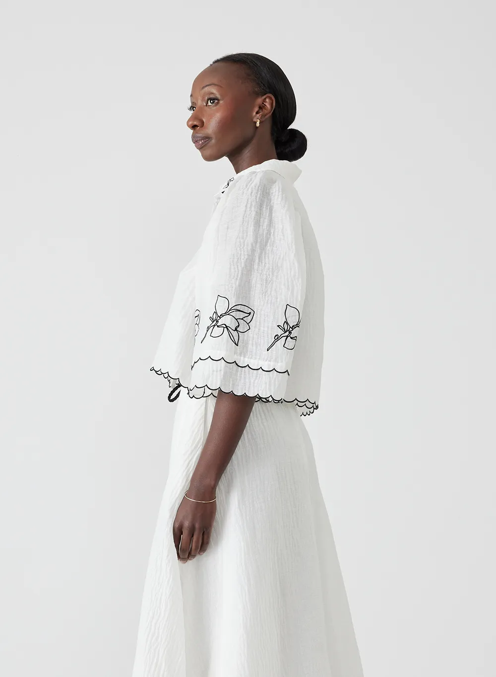 Gabriella Silk Linen Shirt
