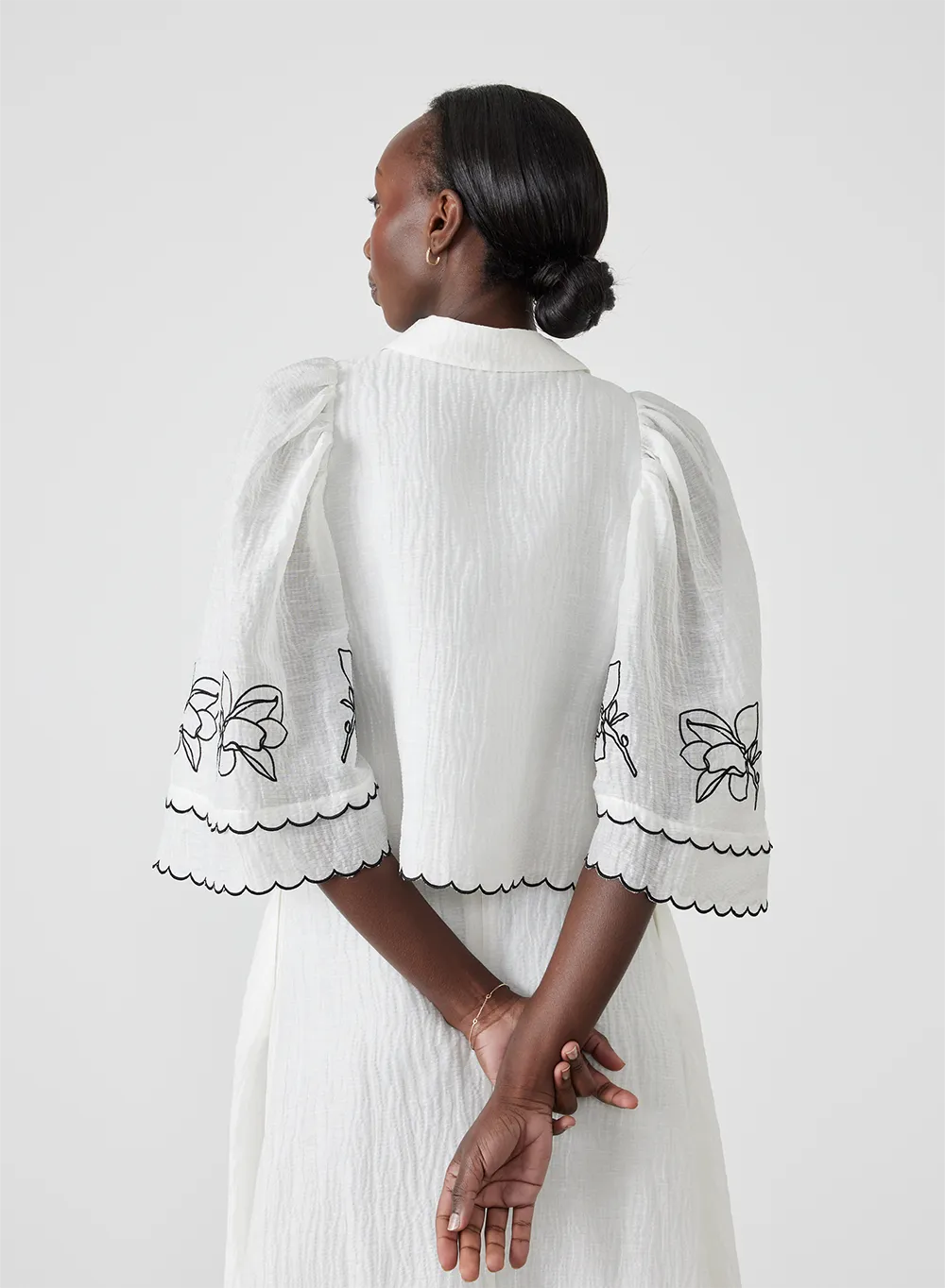 Gabriella Silk Linen Shirt