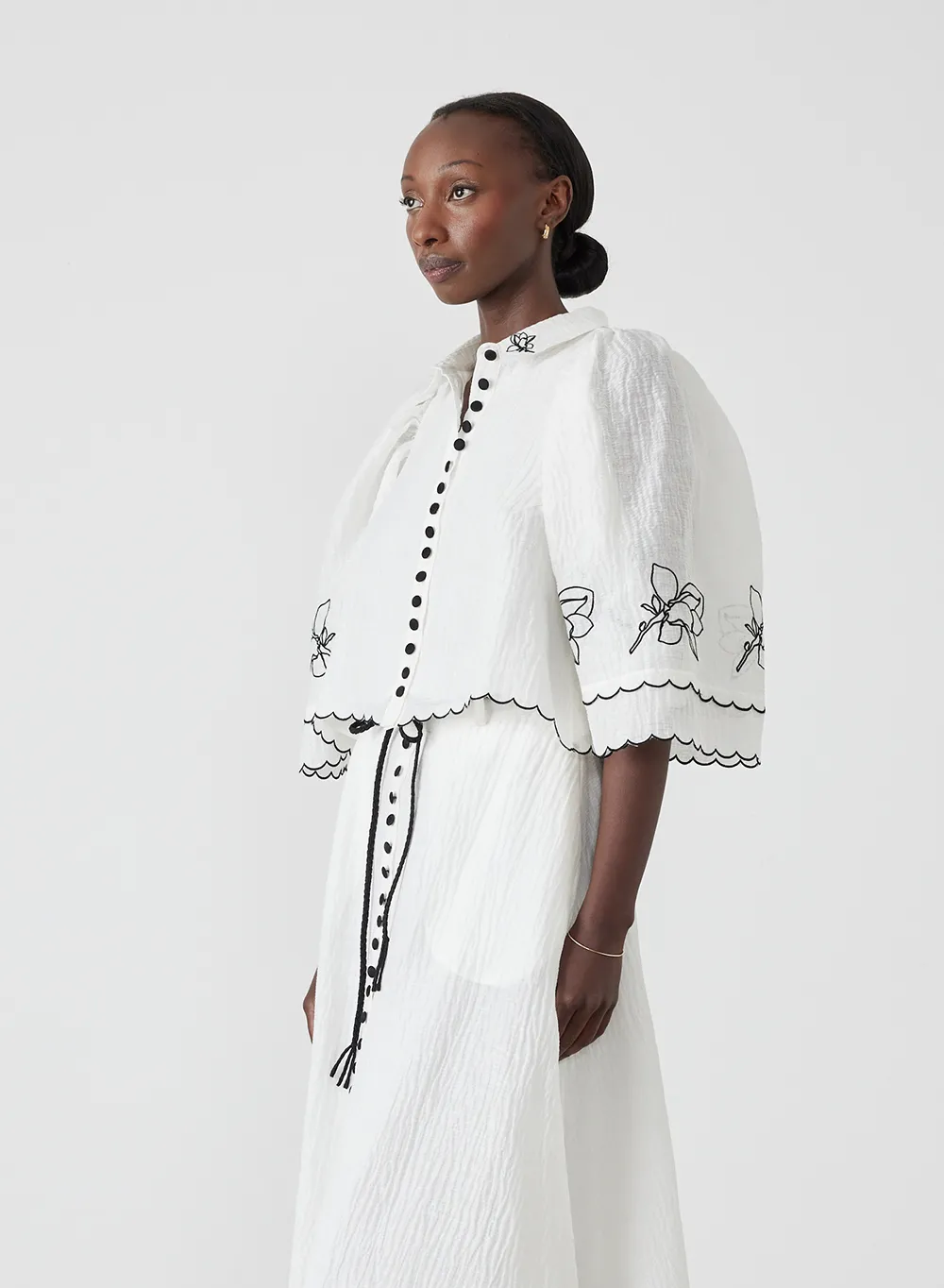 Gabriella Silk Linen Shirt