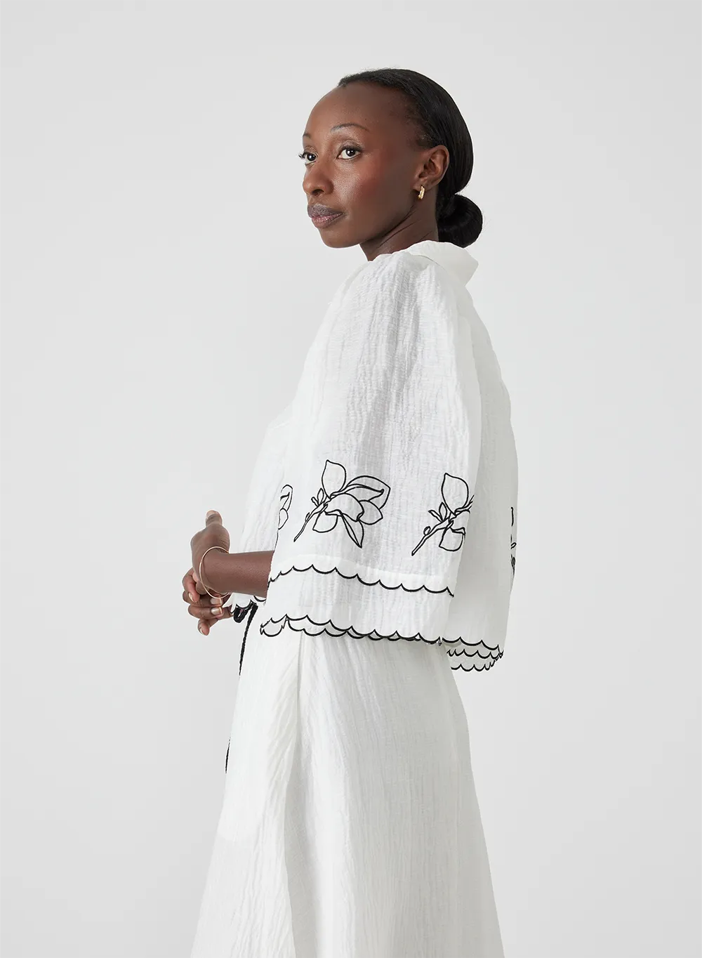 Gabriella Silk Linen Shirt