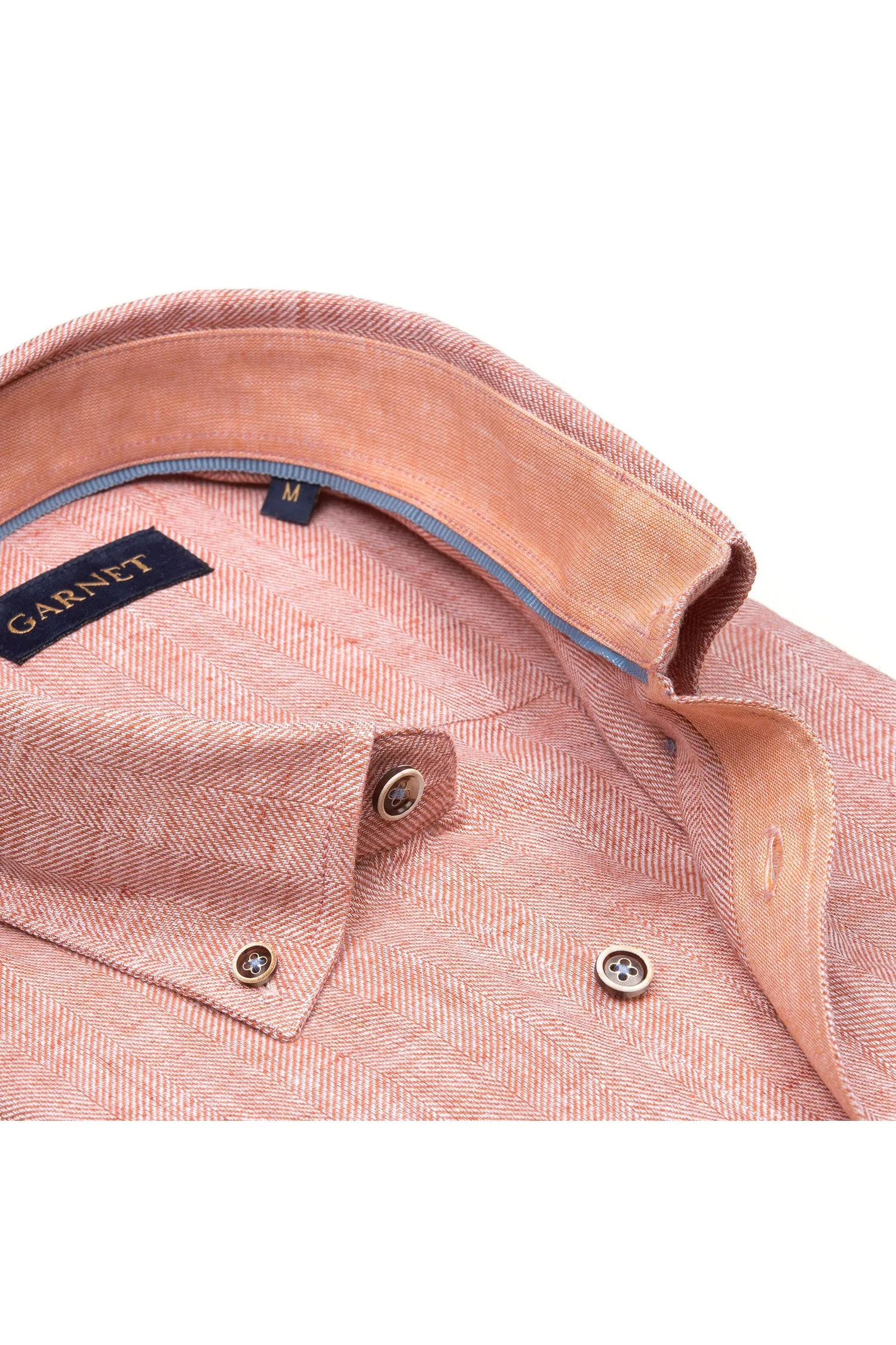 Herringbone Linen Blend Shirt
