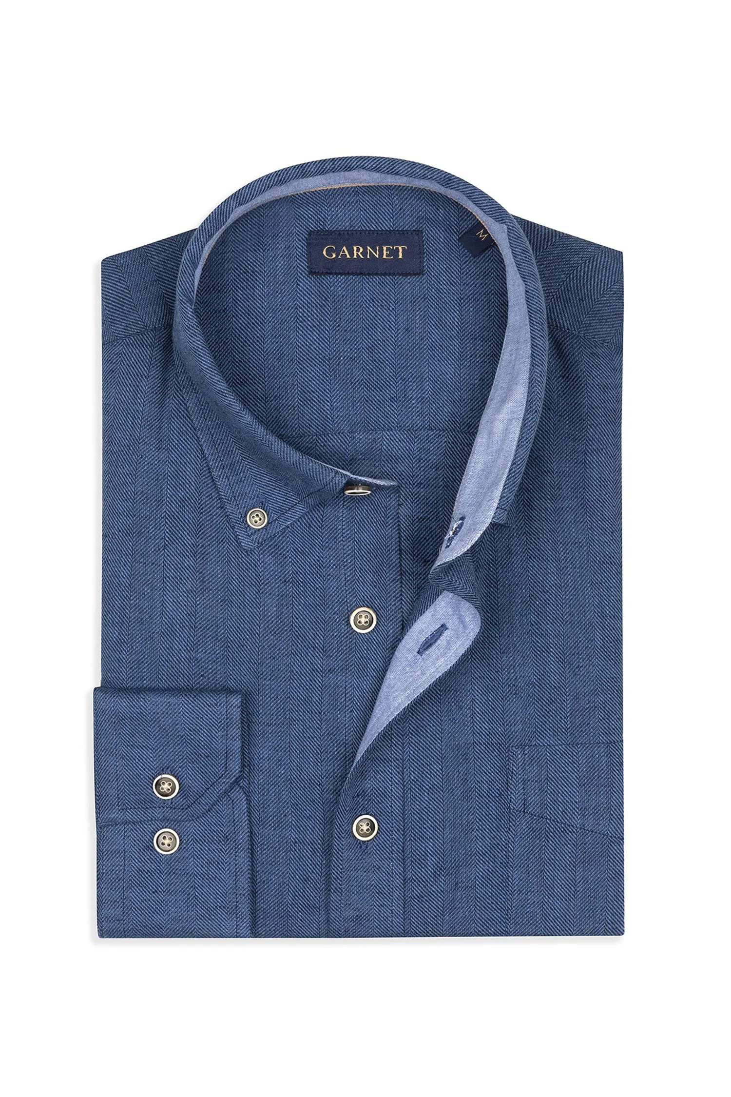 Herringbone Linen Blend Shirt