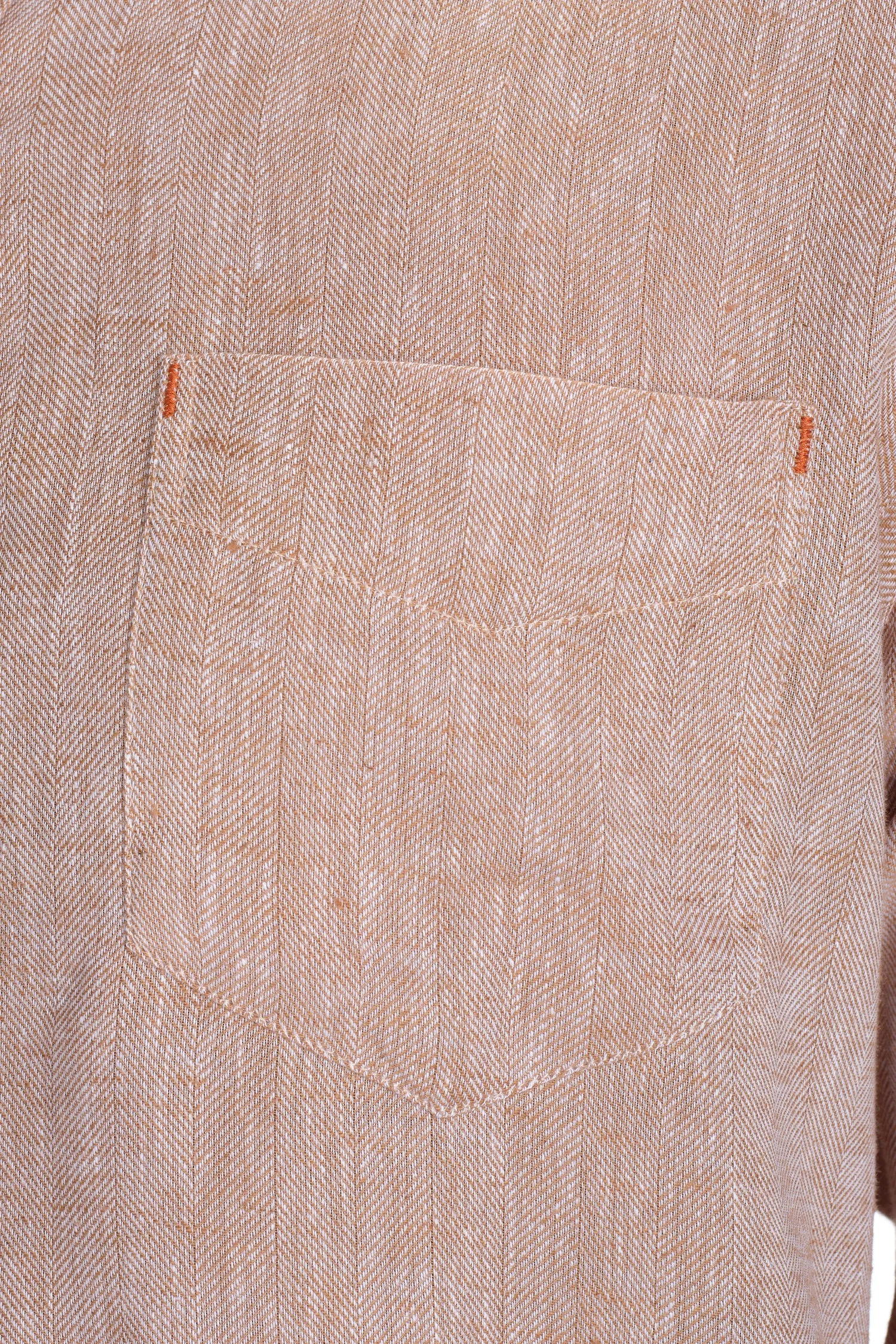 Herringbone Linen Blend Shirt