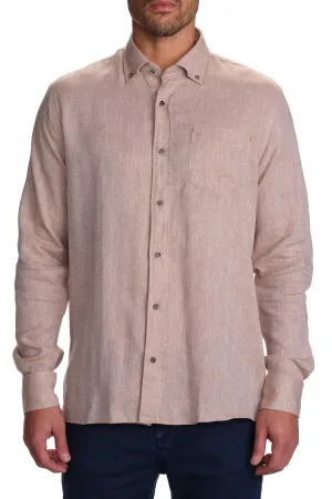 Herringbone Linen Blend Shirt