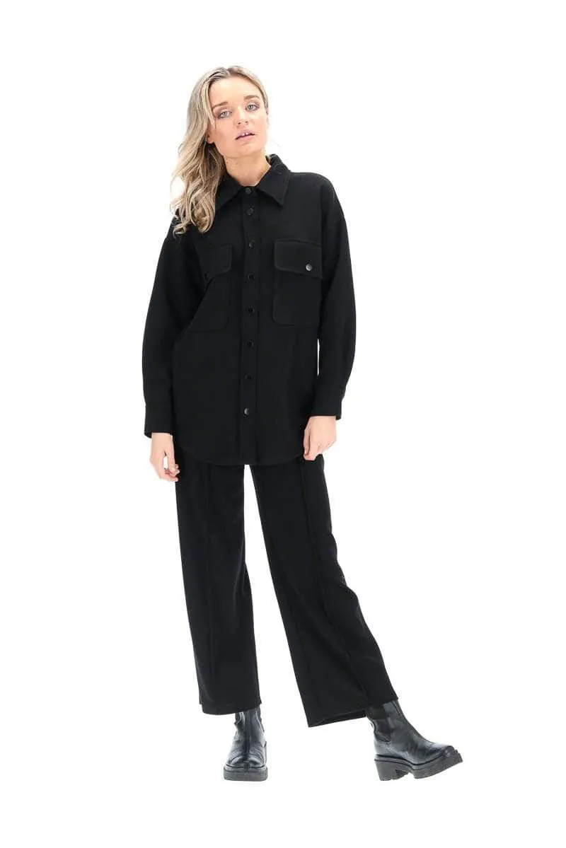 Jamie Cotton Shirt Black