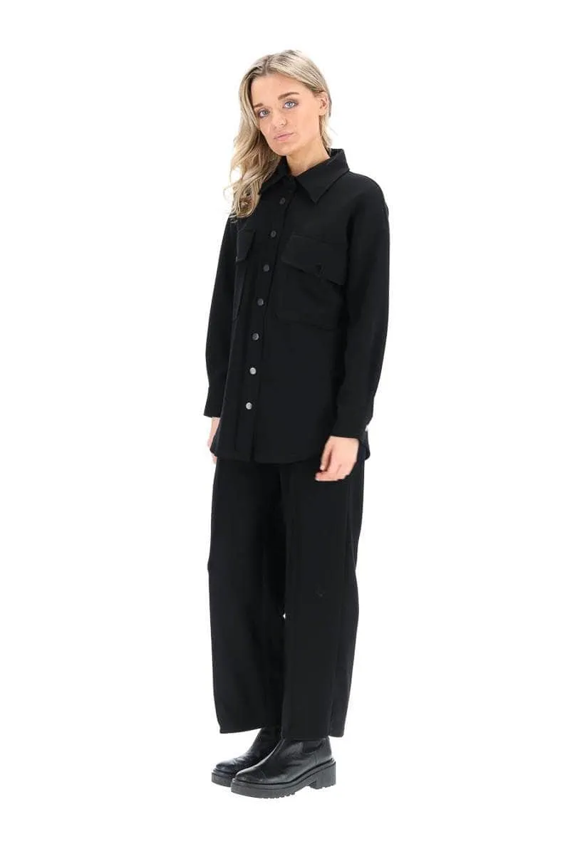 Jamie Cotton Shirt Black