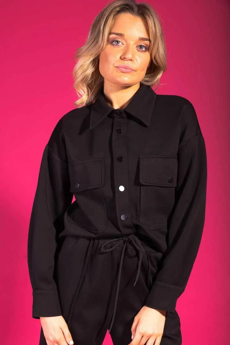Jamie Cotton Shirt Black