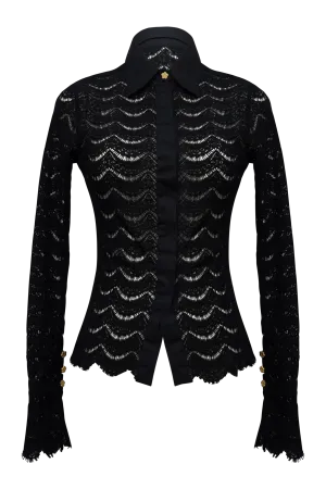 Joan Sheer Lace Top