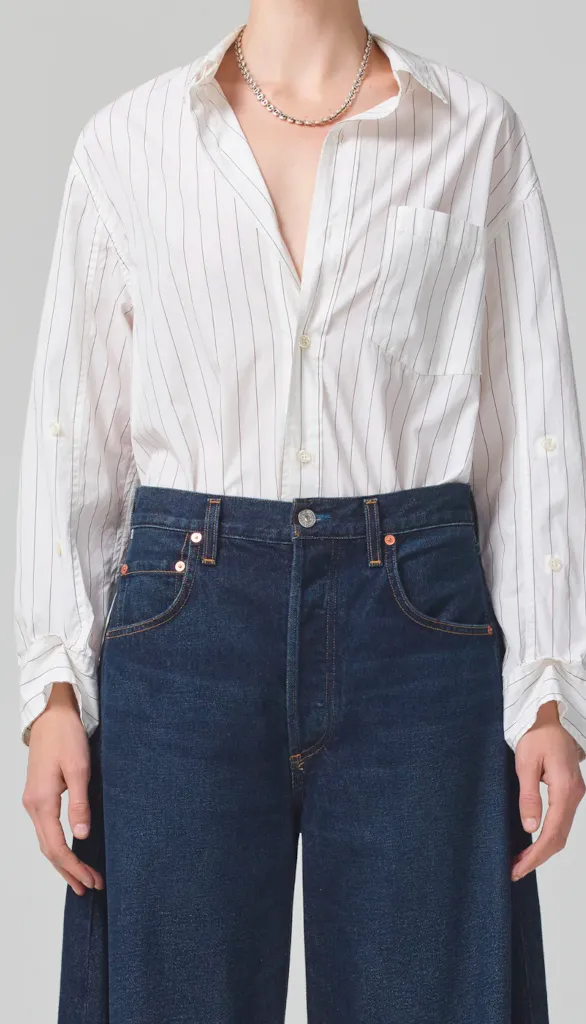 Kayla Shirt - Striped 2 Colors