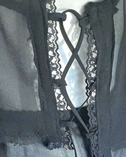 Lace-up Tank Top - Silk