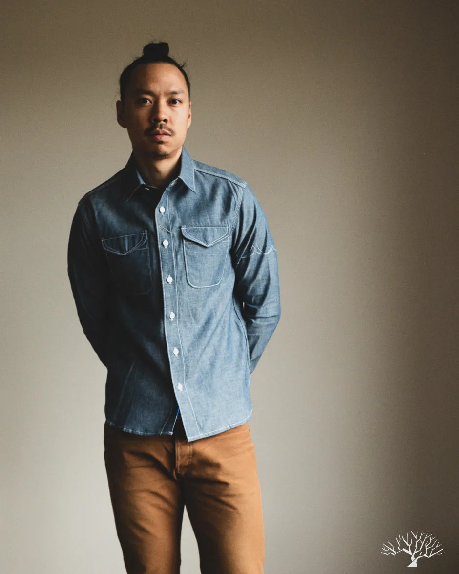 LES Indigo Selvedge Chambray Shirt
