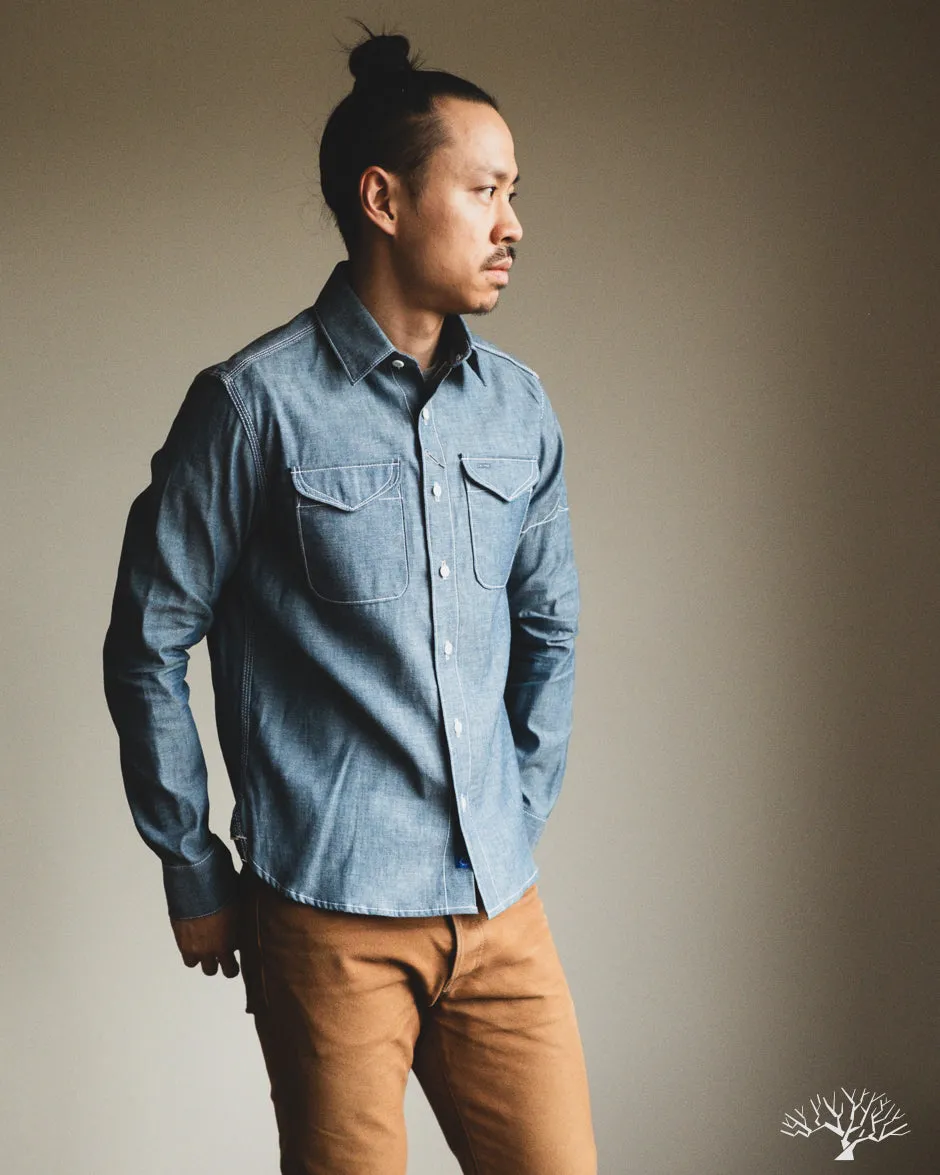 LES Indigo Selvedge Chambray Shirt
