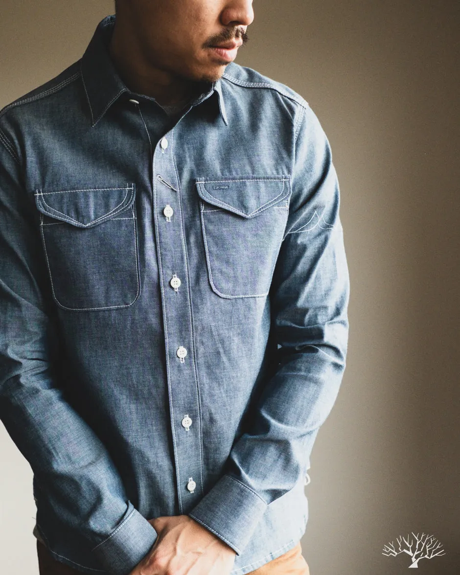 LES Indigo Selvedge Chambray Shirt