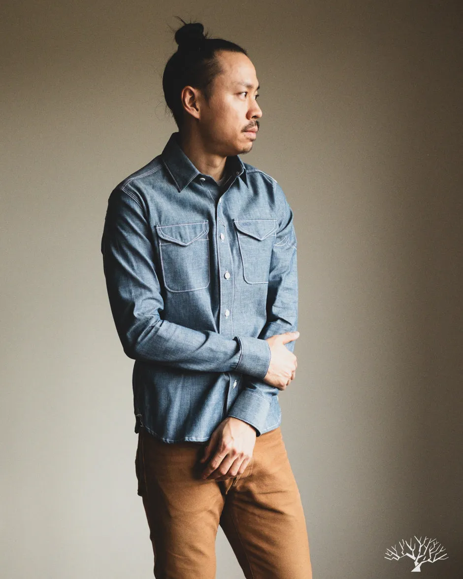 LES Indigo Selvedge Chambray Shirt