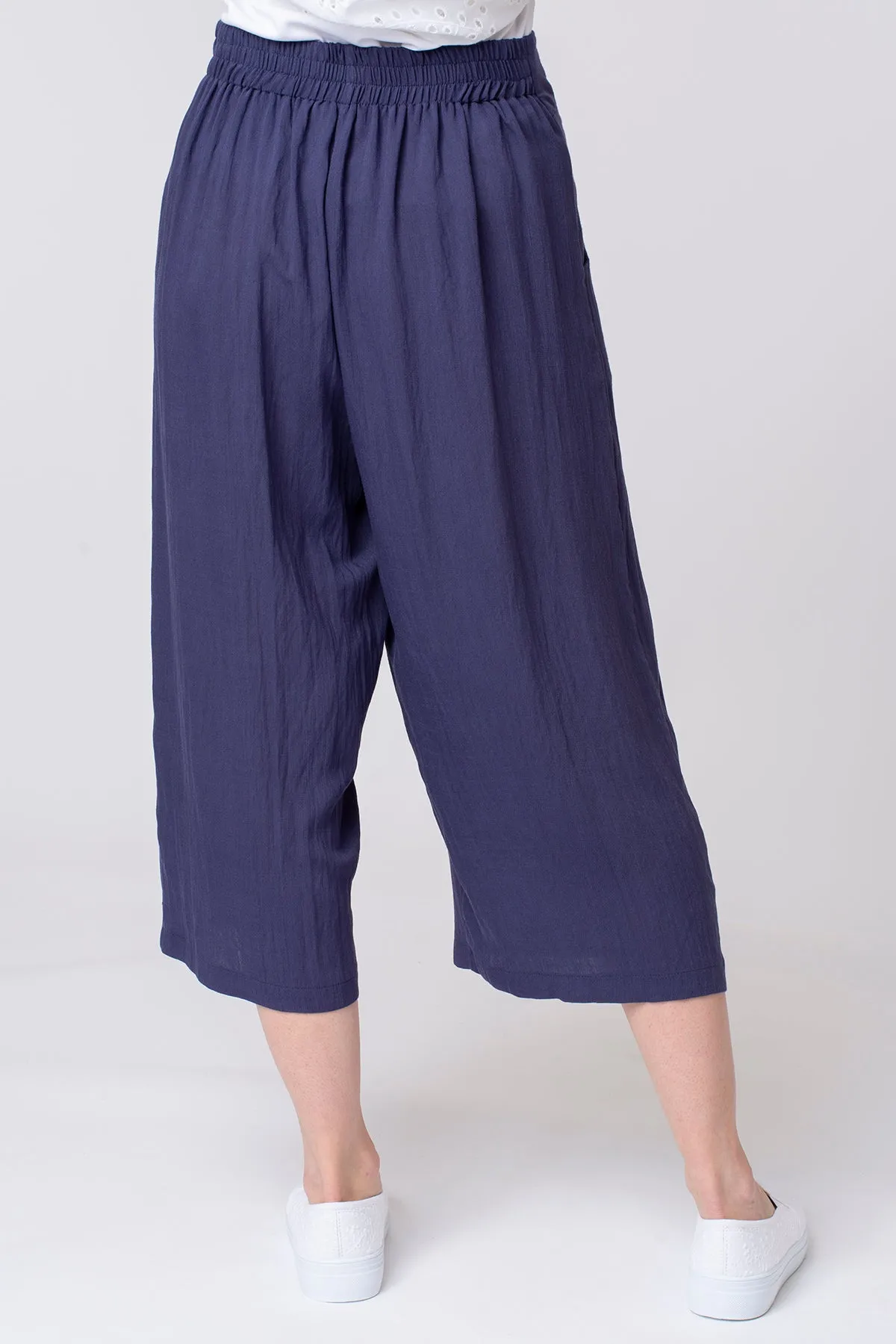 Linen mix culotte