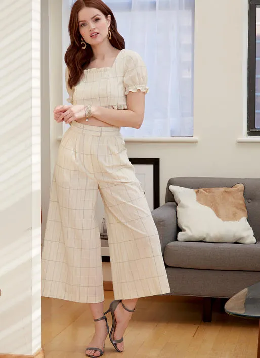 M7962 Misses' Tops, Shorts and Pants