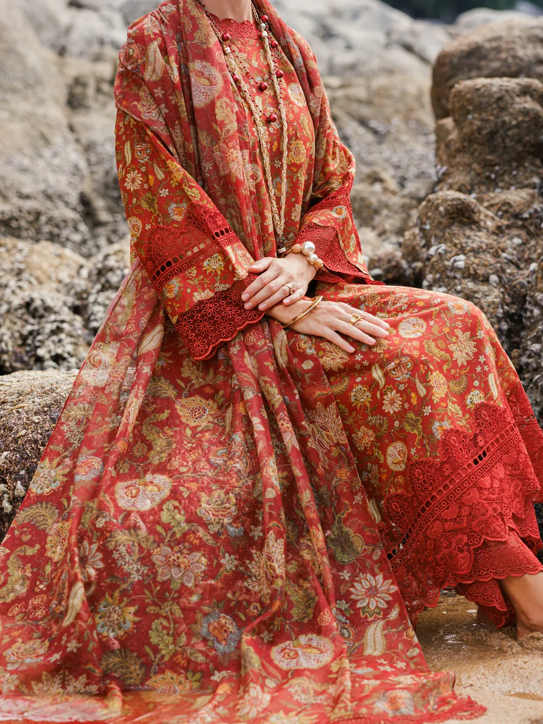 Maroon Lawn 3 Piece Unstitched - ALP-3PS-1807