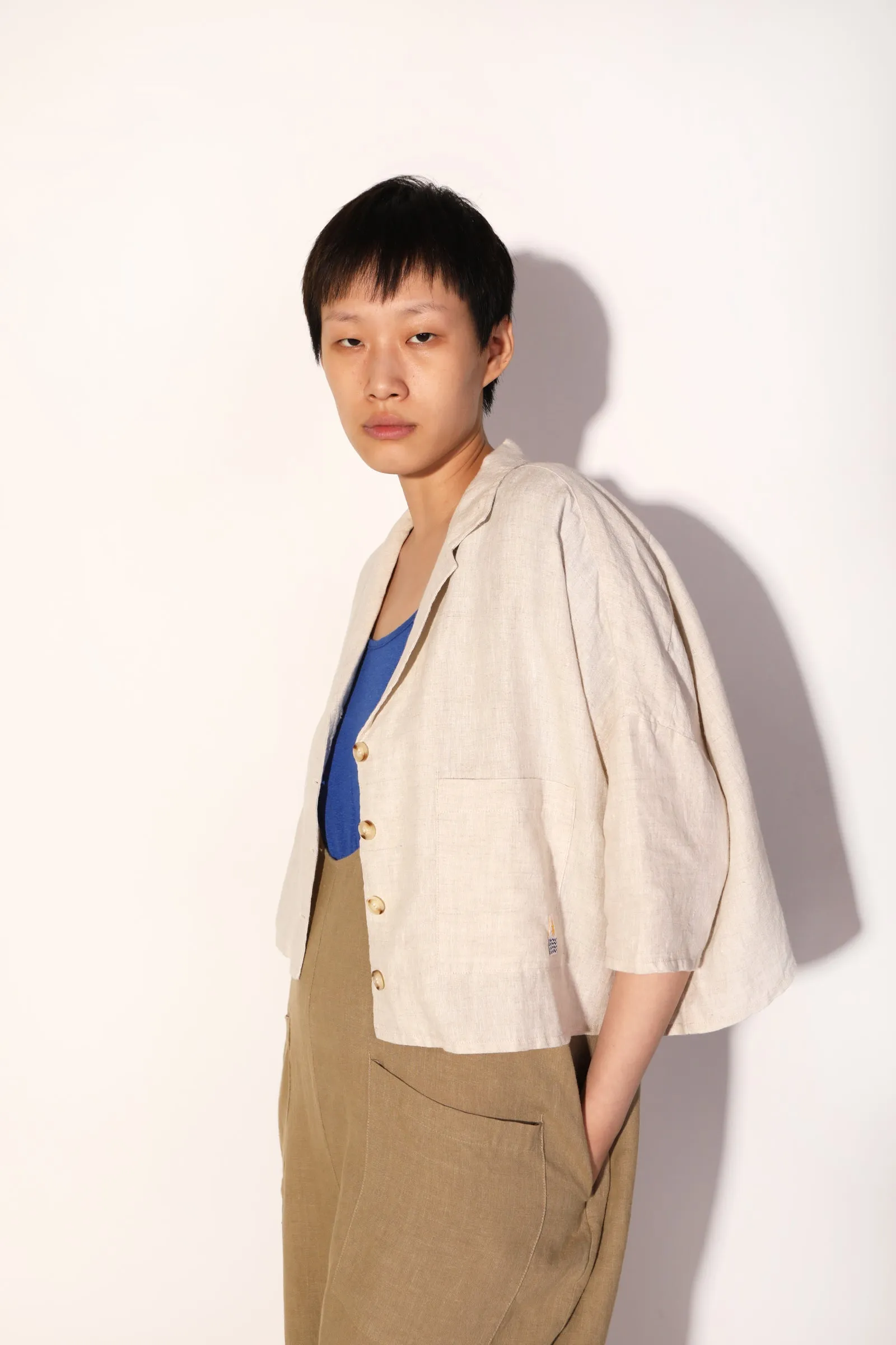 Maxim Linen Shirt Cream