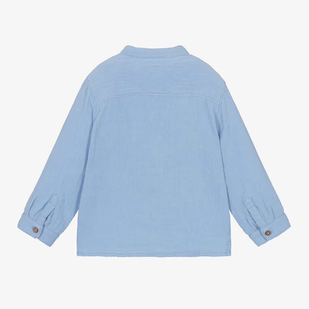 Mayoral Baby Boy Buttondown Cloud Shirt