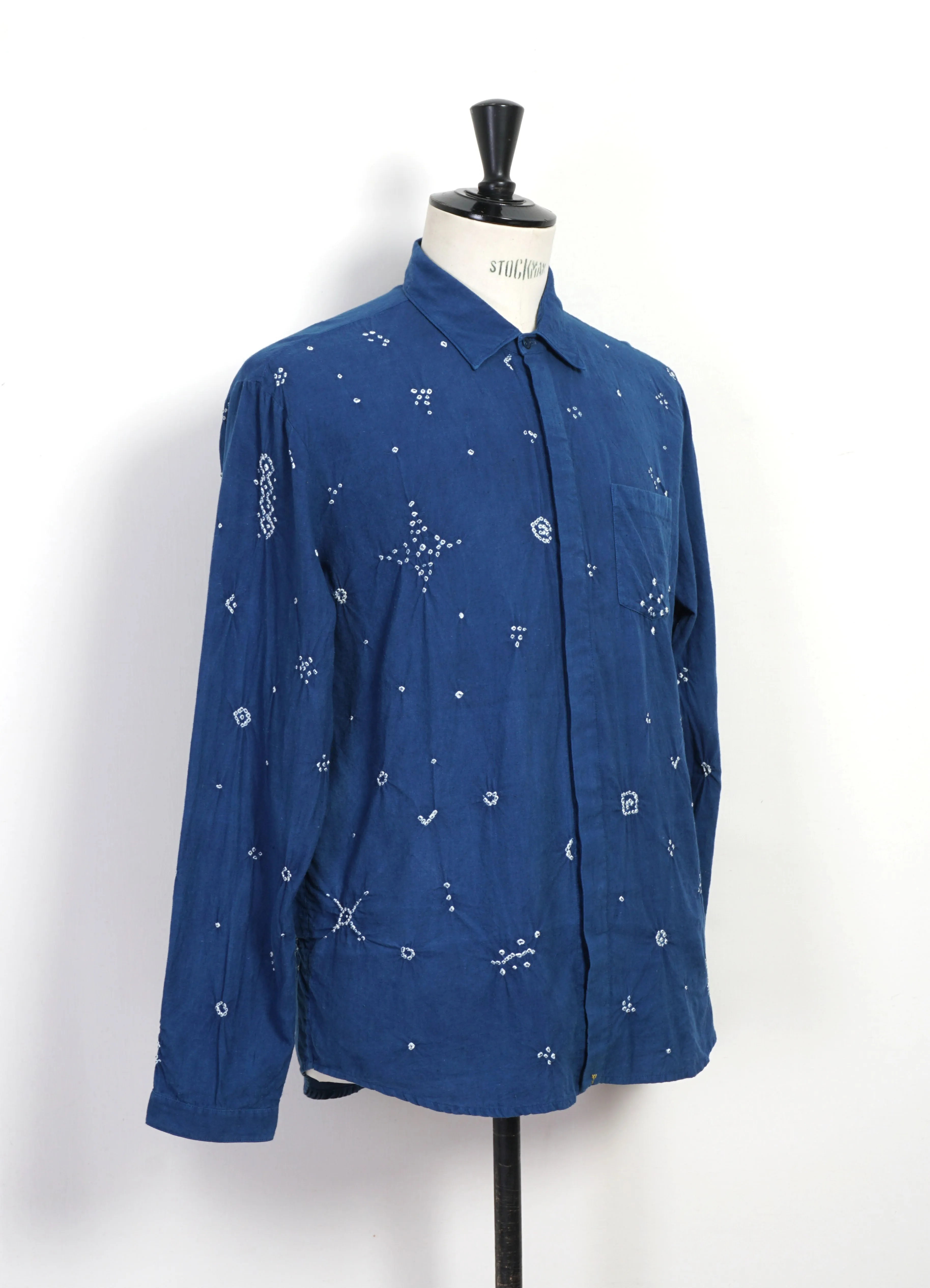 MBSHIRT | Bandhani Sartorial Shirt | Medium Indigo