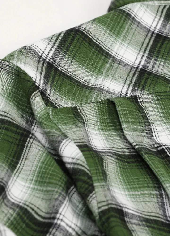 Men's Wildlife Adventure Flannel Plaid Shirt