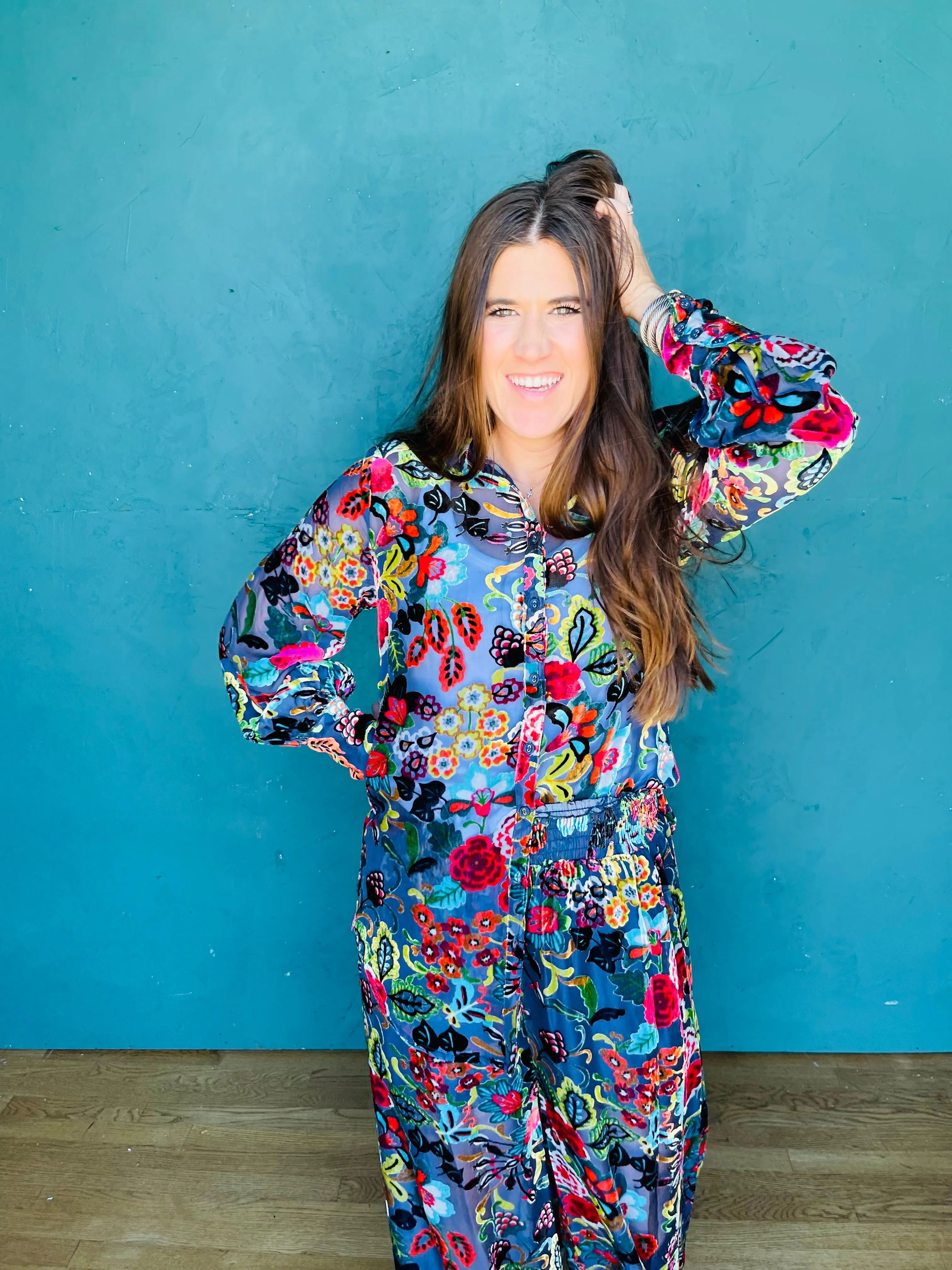 Minto Burnout Yrene Blouse