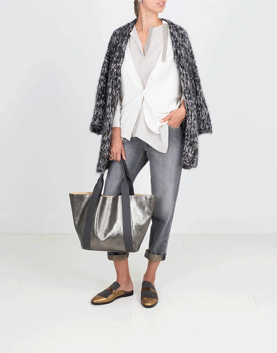 Monili Placket Parachute Top