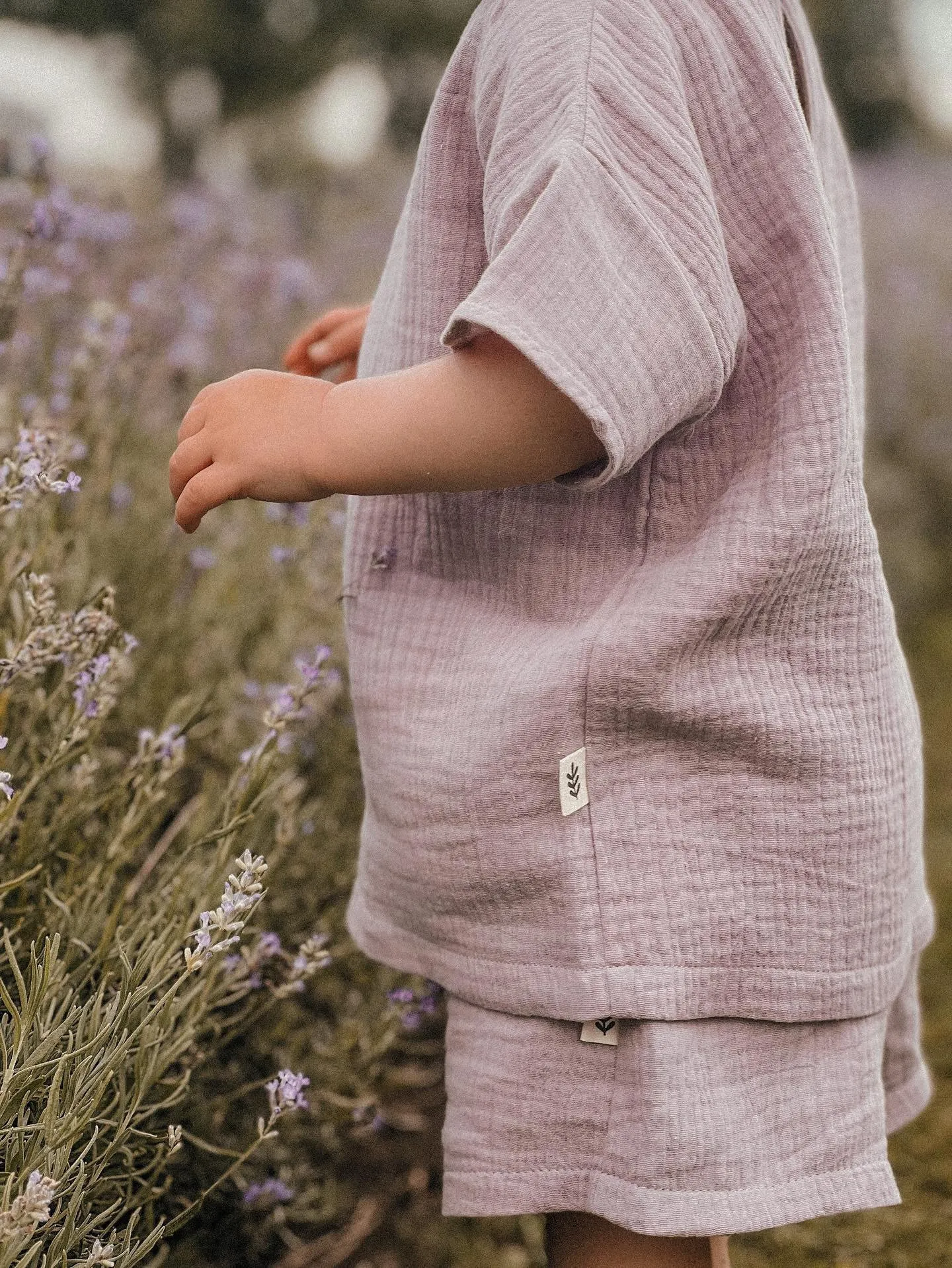 Muslin T-shirt  - Lavender Fog