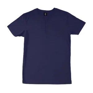 Navy Blue Henley T-Shirt
