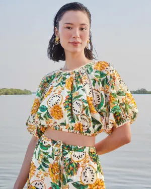 Off-White Biriba Cropped Blouse